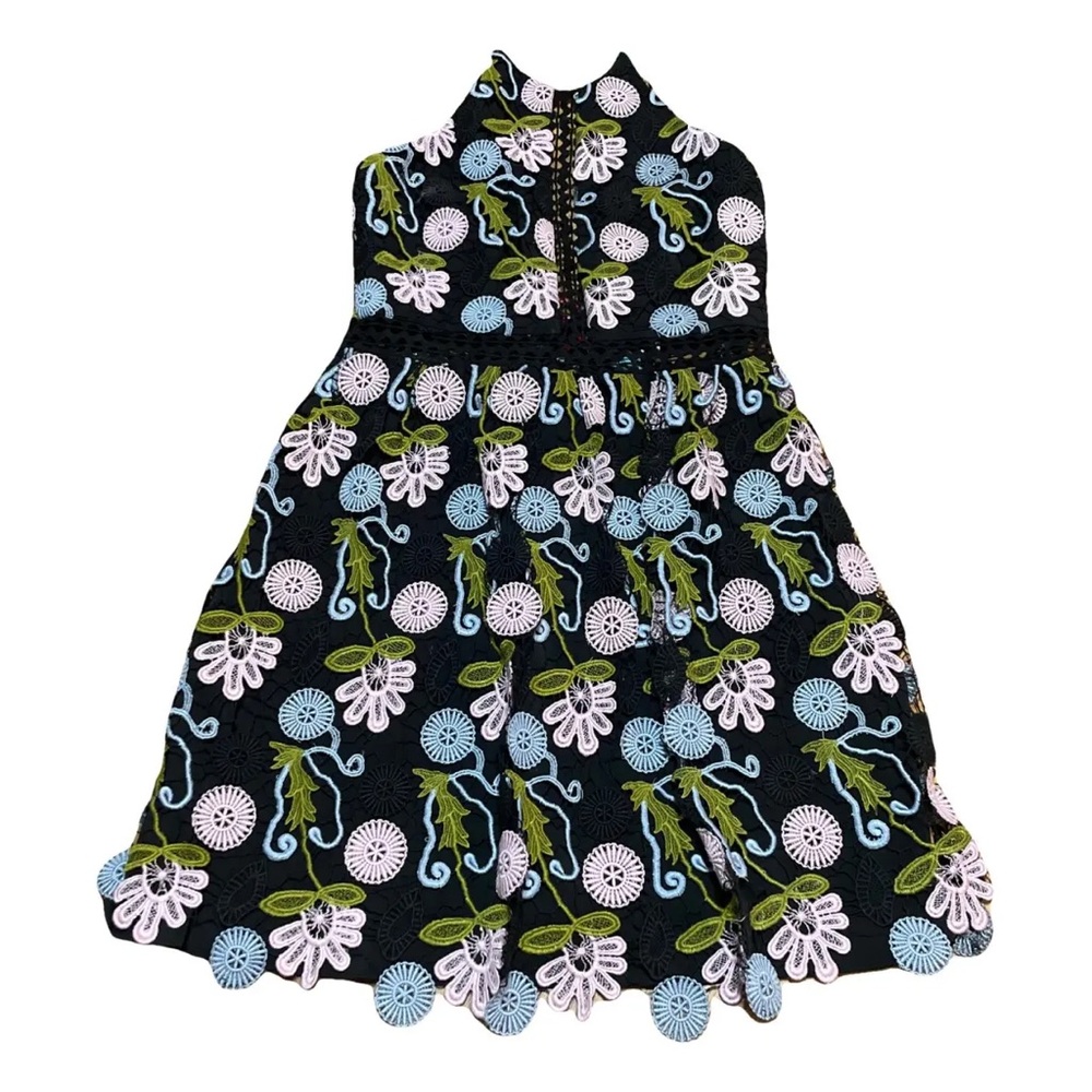 Cynthia Rowley Crochet Lace Flower Dress